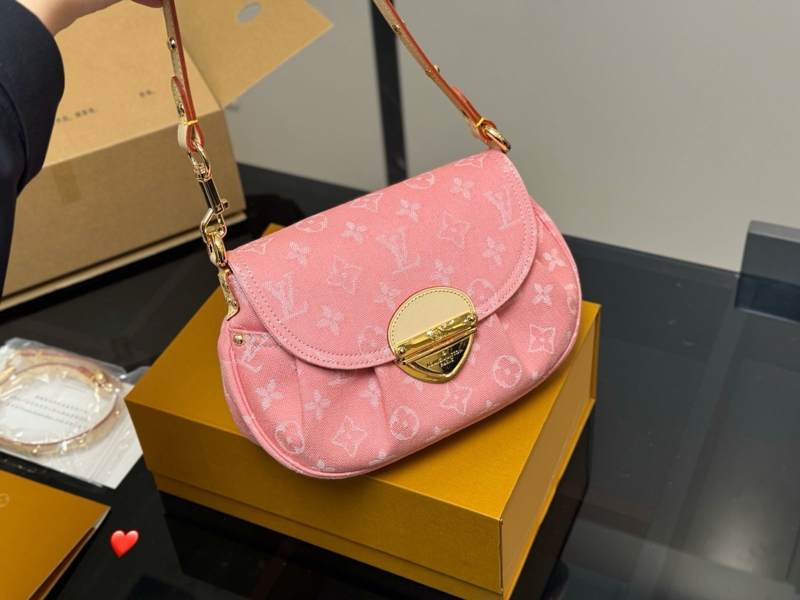 今日特価】Louis Vuitton Denim Sunset Bag（デニム仕様