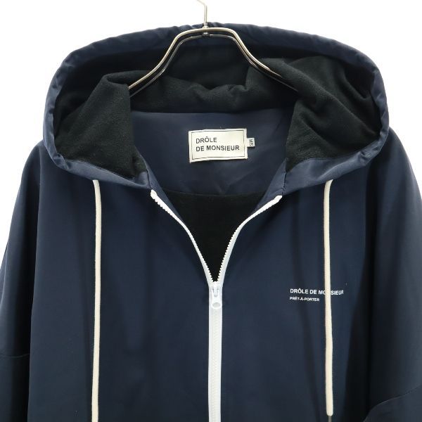 ドロールドムッシュ ジャケット SM 紺 DROLE DE MONSIEUR フード 裏 