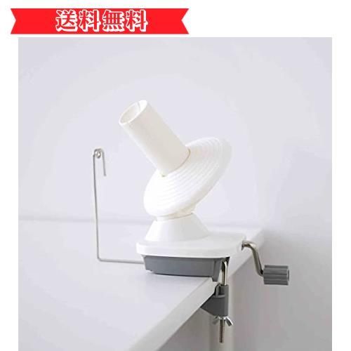 Happy-shops 横田 ダルマ 編み物用具 玉巻き器 type2 01-8752 白/グレー