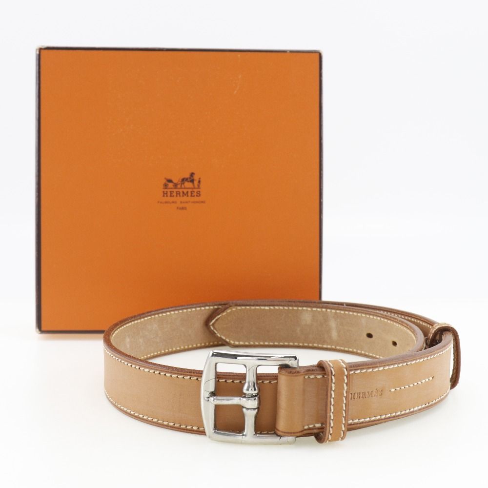HERMES】エルメス ぬがさ エトリヴィエール カーフ ユニセックス ベルト 