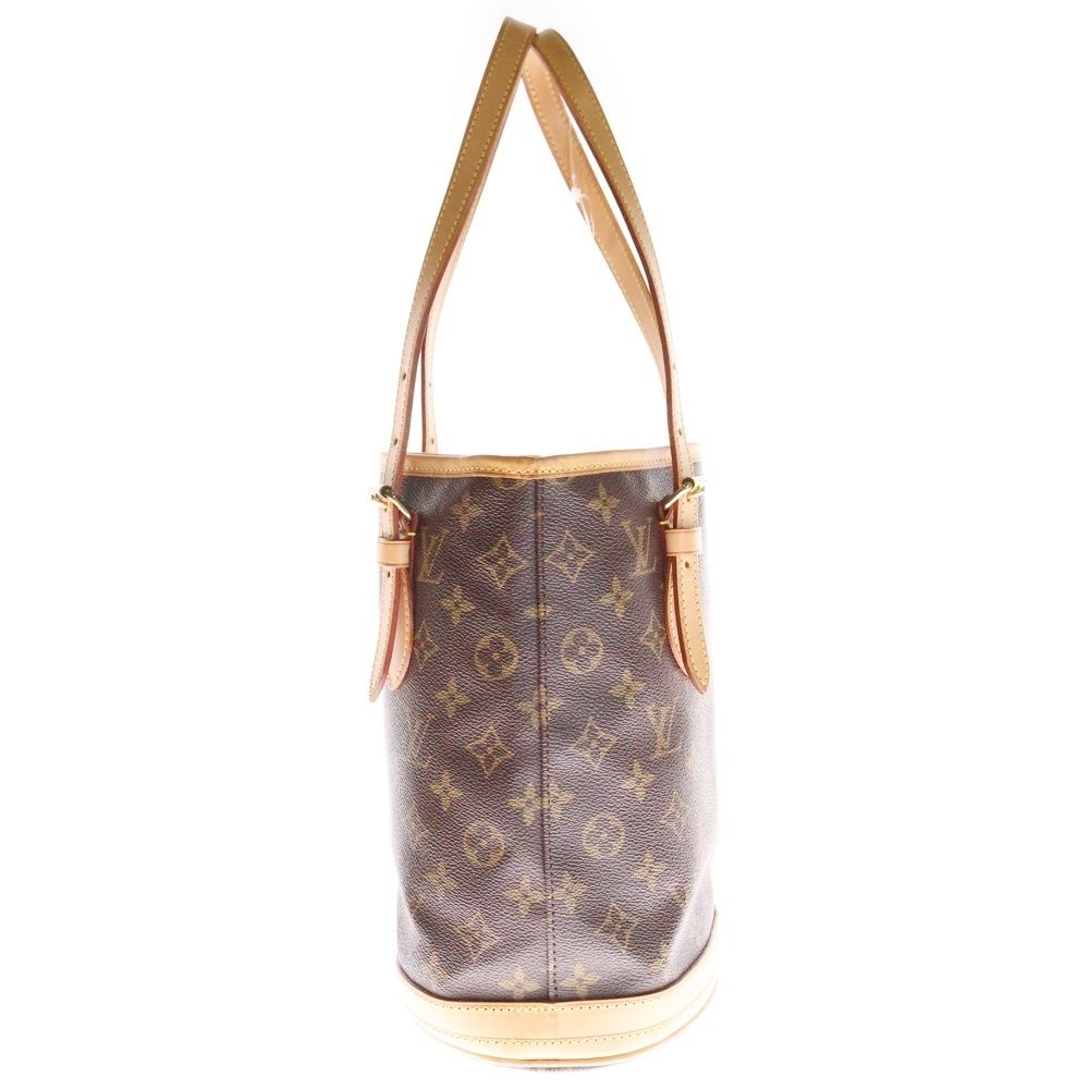LOUIS VUITTON (ルイヴィトン) モノグラム バケットPM ブラウン