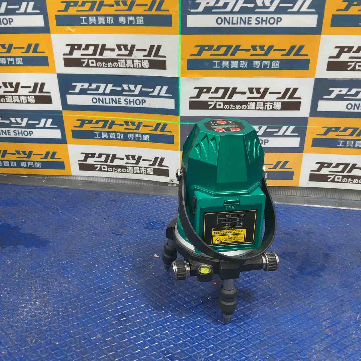 テクノ販売 グリーンレーザー墨出し器 LTK-G350P 縦 横120°水平ライン 地墨 鉛直十字 草加店
