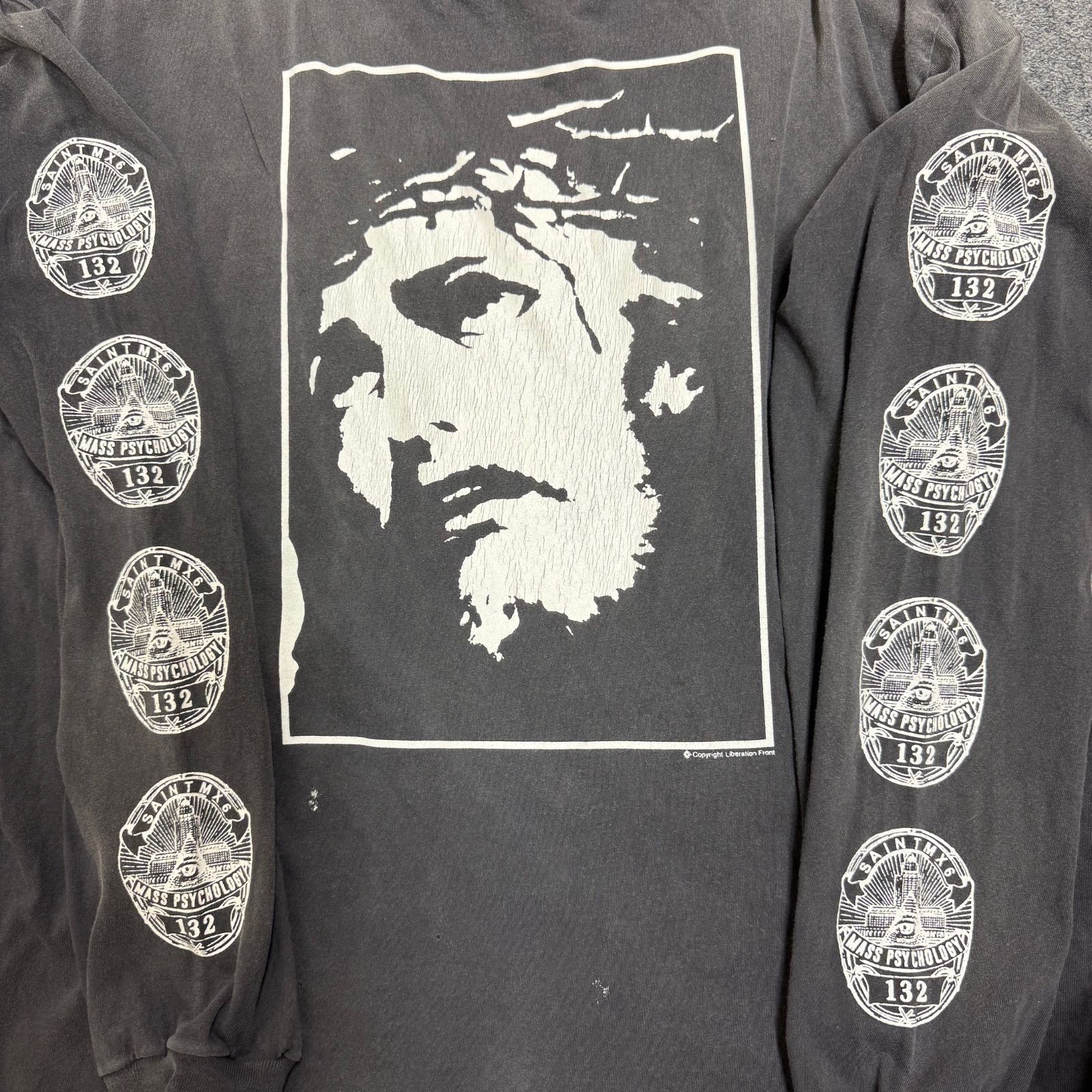 難有SAINT MICHAEL 25SS LS TEE / LOVE SAINT 参考上代46200円 SAINT MICHAEL 25SS LS TEE / LOVE SAINT