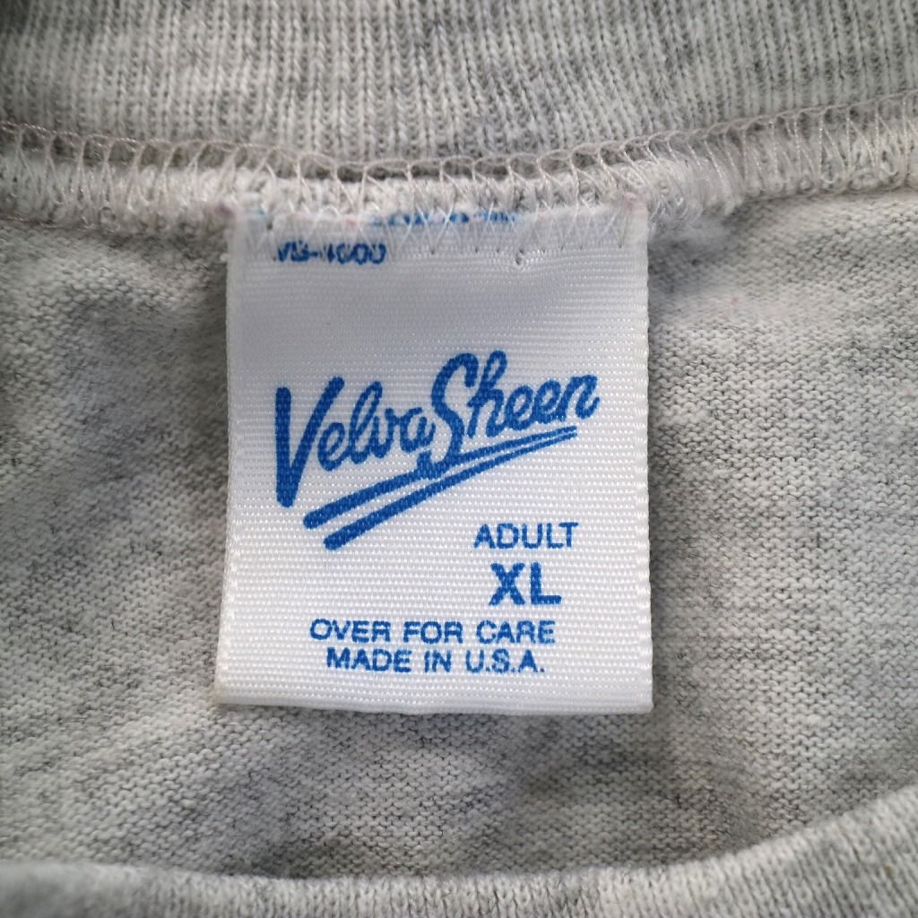 90年代 USA製 Velva Sheen MLB シンシナティ・レッズ 半袖Ｔシャツ シングルステッチ メジャーリーグ グレー (メンズ XL)   O1673