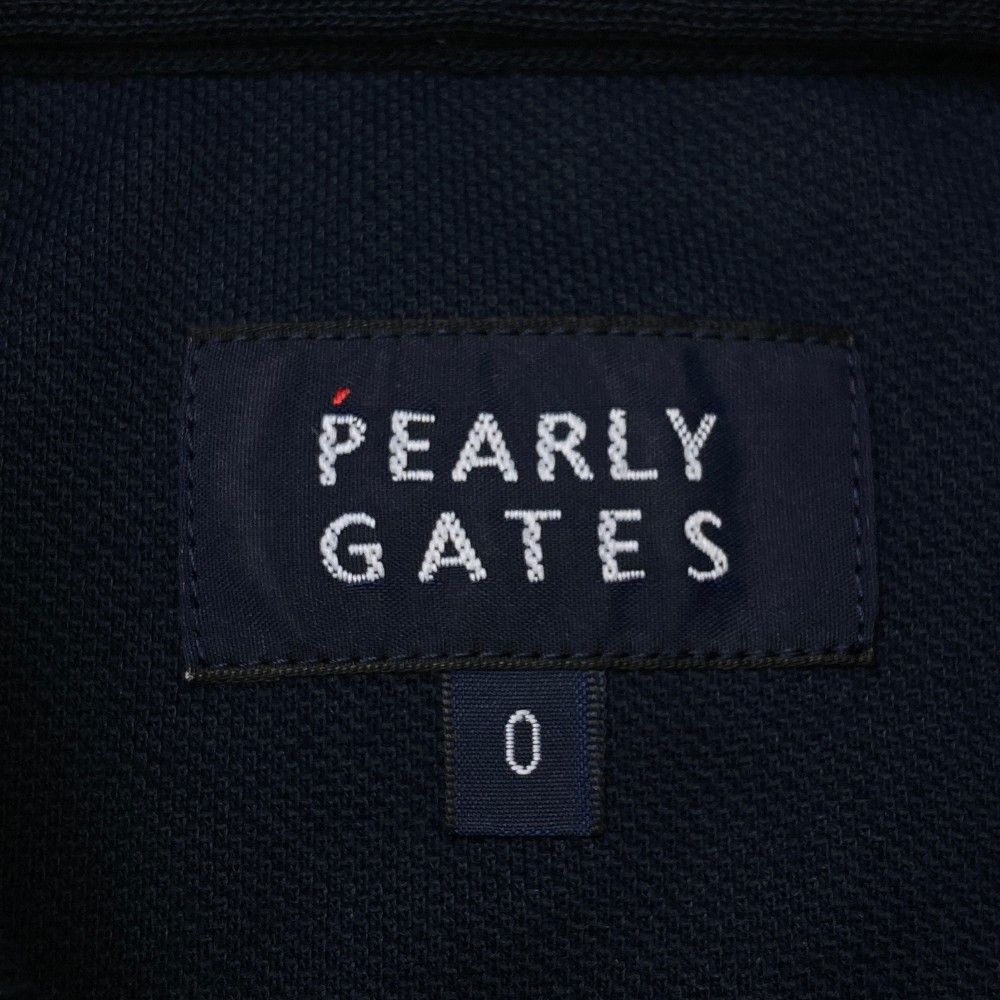 サイズ：0 PEARLY GATES パーリーゲイツ  ノースリーブポロシャツ ワッペン  ネイビー系 [240101440032] ゴルフウェア レディース ストスト 1240101081215_2.jpg