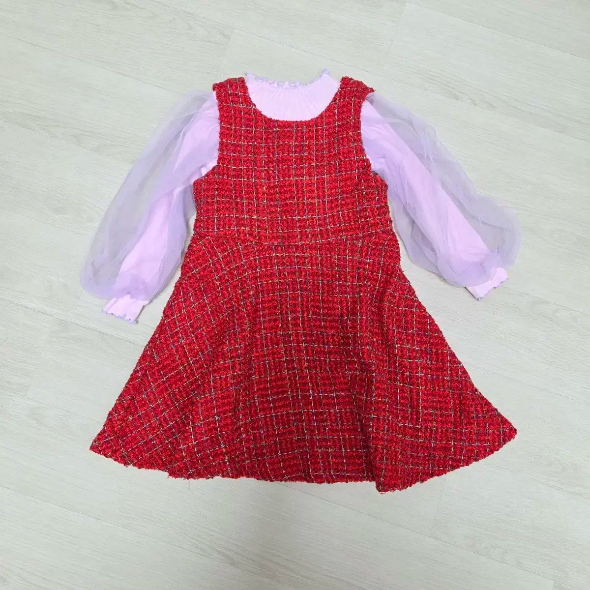 ～ | ツイード（キッズ・ベビーのサイズ（cm）120 ワンピース ツイード ツイードワンピース 0 1 ツイード（キッズ・ベビーのサイズ（cm）100 Liala×PG 配色ツイードワンピース（ワンピース）｜Tiaclasse（ティアクラッセ セットアップ対応]ツイードデザインワンピース&frasl;WEB限定(ワンピース ツイードノーカラー7分袖フレアパフスリーブワンピース 半袖 レディース -