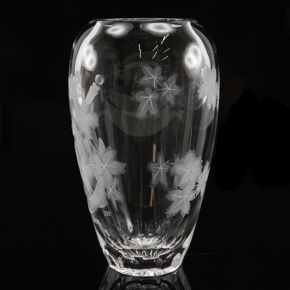 マイセン クリスタル 干支 花瓶 2003年 未ひつじ|1865|☆