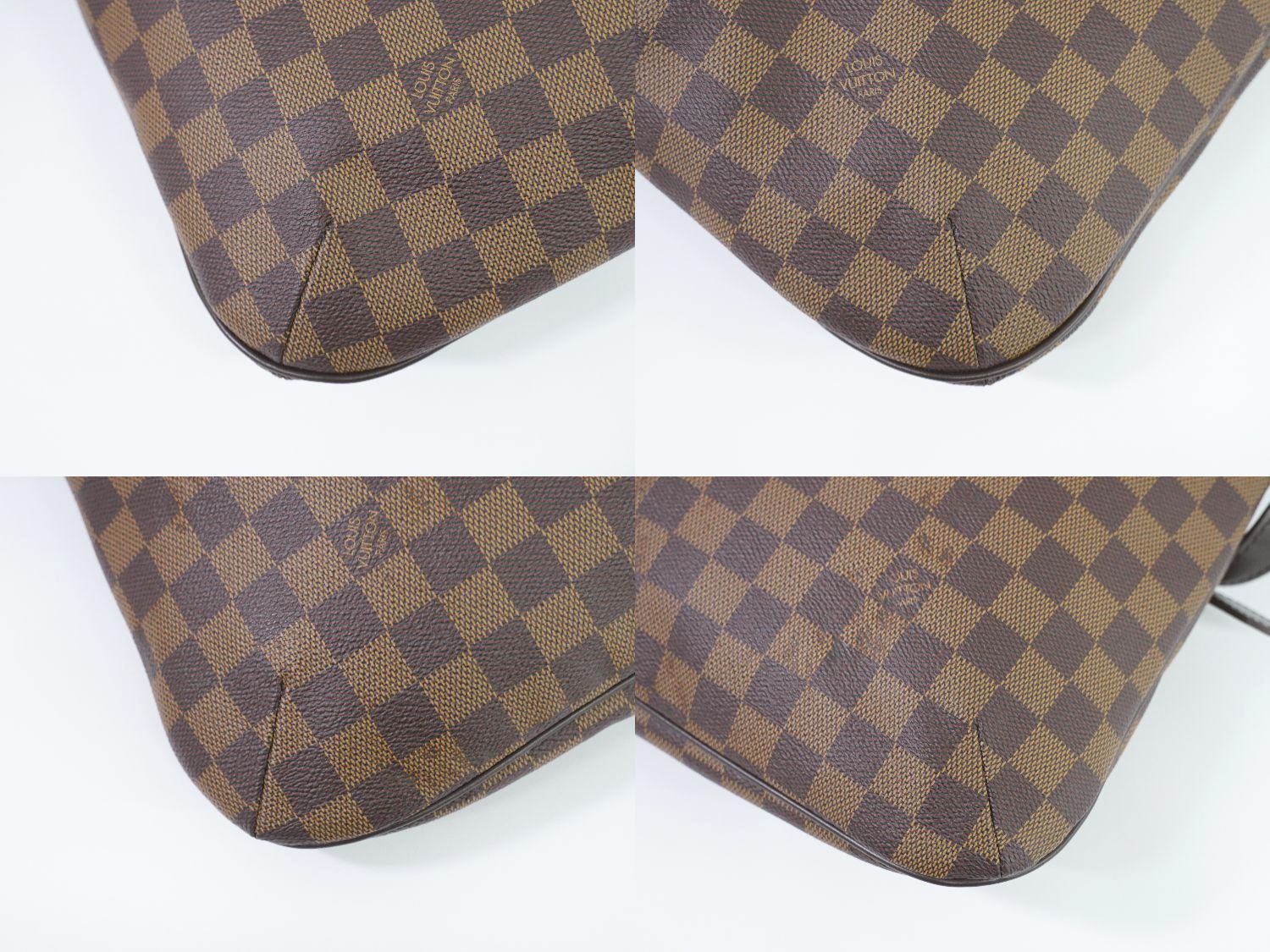 本物 ルイヴィトン LOUIS VUITTON LV ブルームズベリ PM ダミエ エベヌ