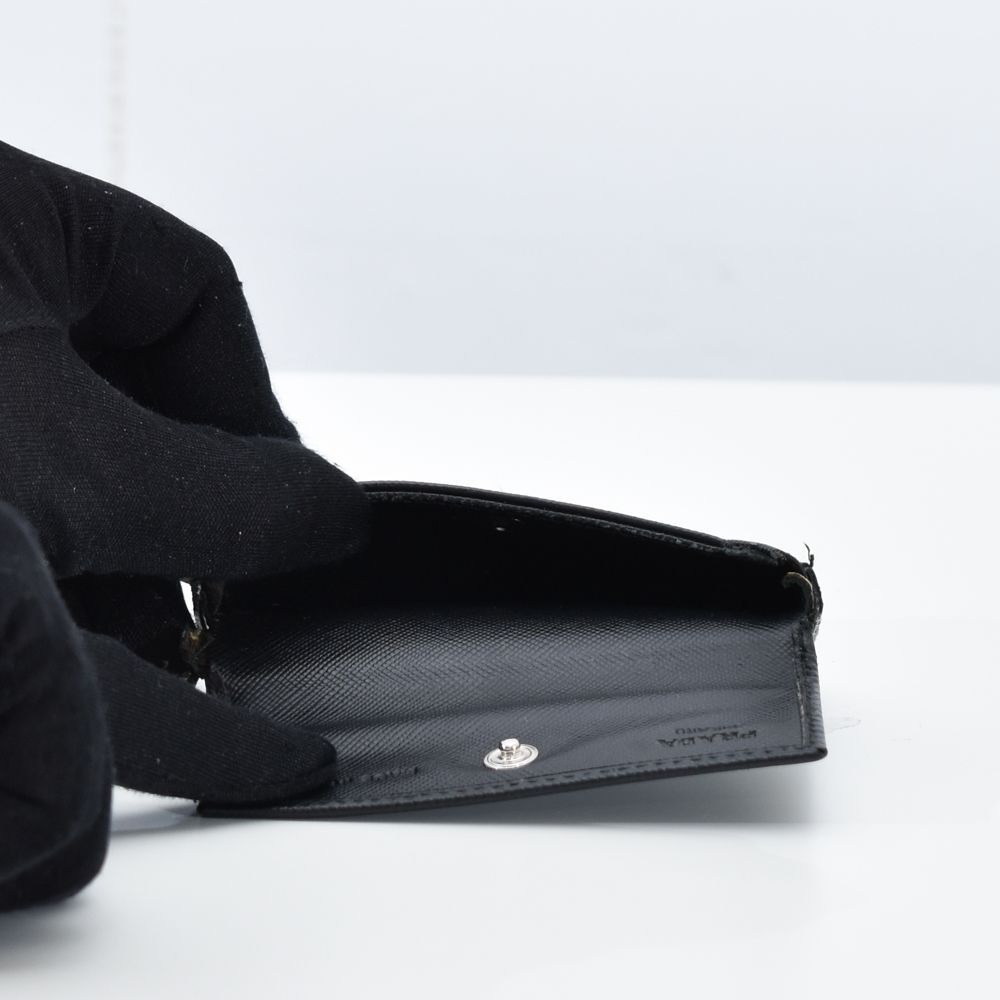 中古USED PRADA コインケース サフィアーノ 三角ロゴ 1465171 中古USED PRADA コインケース サフィアーノ 三角ロゴ 1465171