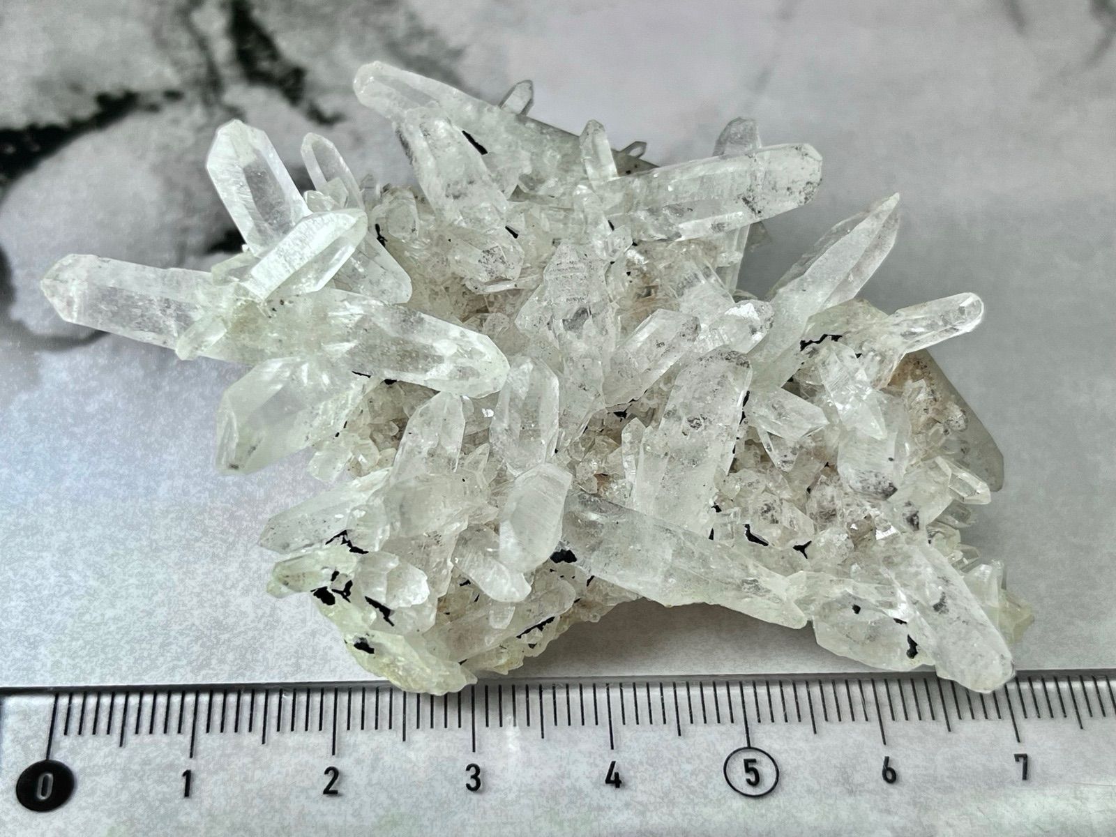 ヒマラヤ マニカラン産 クリスタル 水晶 原石 クラスター ダブル