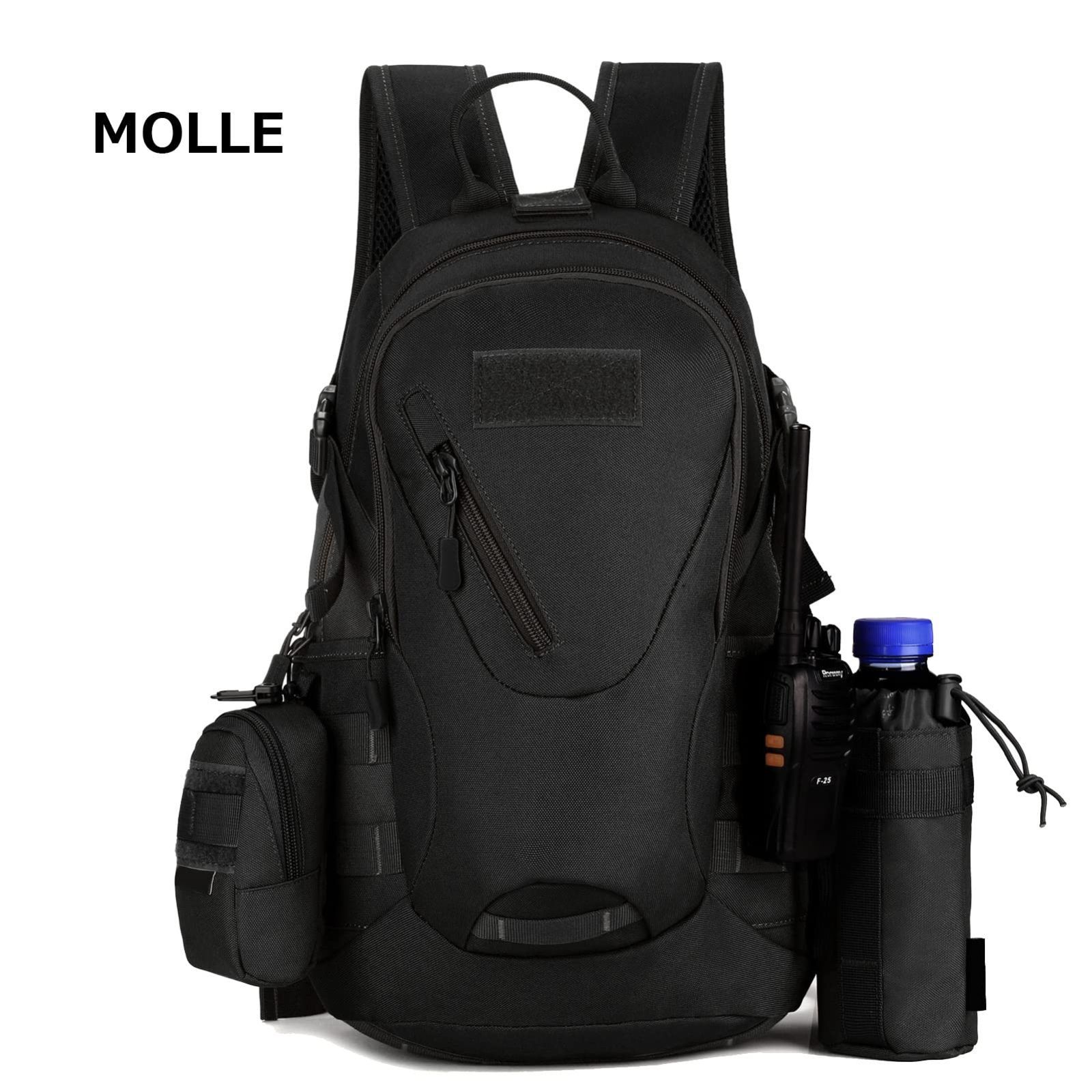 ArcEnCiel] ミリタリー バックパック 20L 登山 リュック タクティカル 