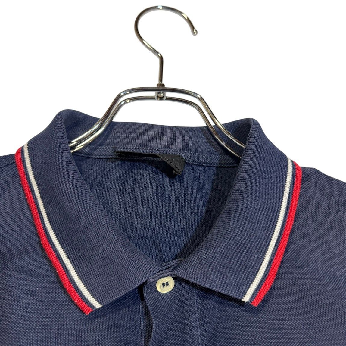 Prada ポロシャツ B033 PRADA プラダ ポロ シャツ ゴルフ ウェア ネイビー