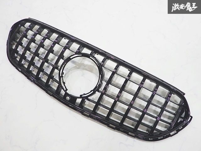 社外 X253 GLCクラス フロントグリル ラジエターグリル カメラ穴有 黒 ブラック系 即納