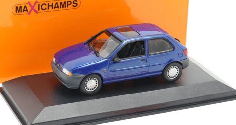 マキシチャンプス 1/43 フォード フィエスタ 1995 ブルーメタリック マキシチャンプス 1/43 フォード フィエスタ 1995 ブルー