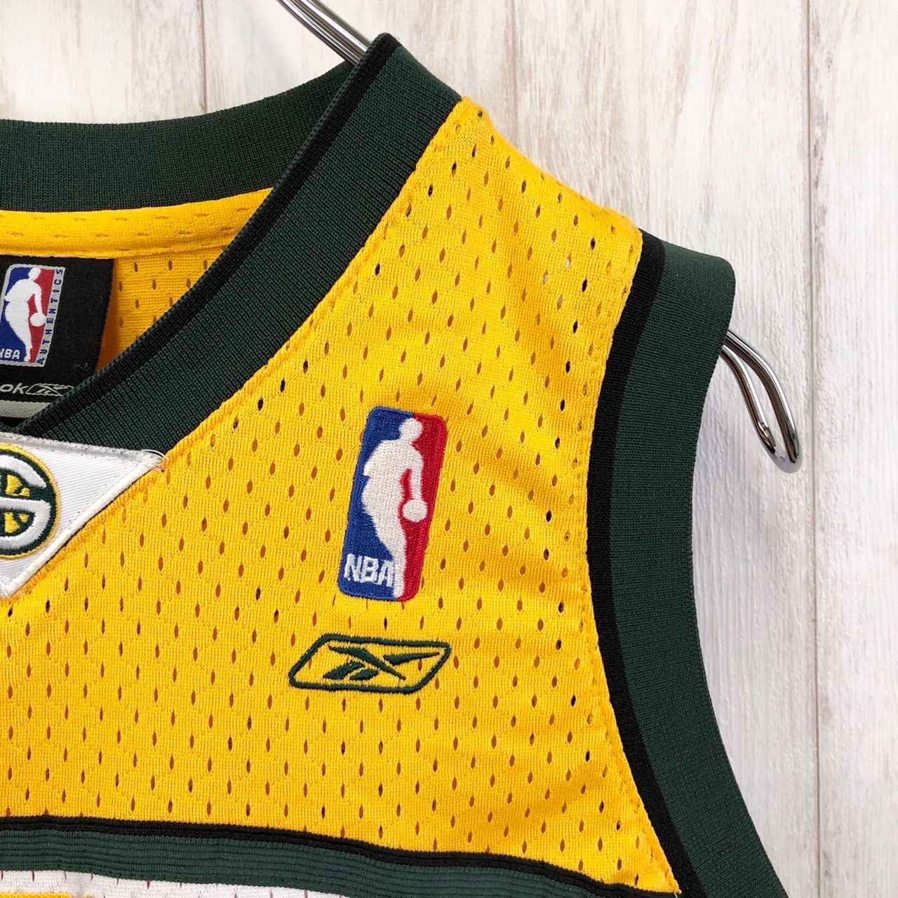 NBAシアトルスーパーソニックス バスケ シャツ ユニフォーム Reebok NBAシアトルスーパーソニックス バスケ シャツ ユニフォーム
