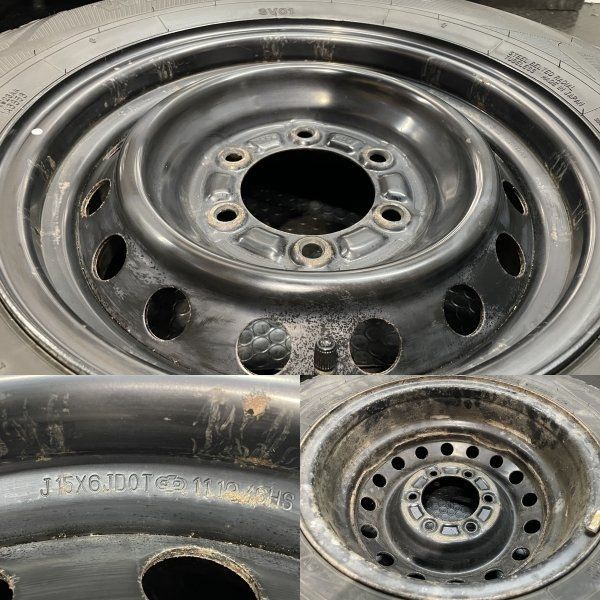 ハイエーススタッドレス 純正ホイール付き4本 DL SV01 195/80R15 107