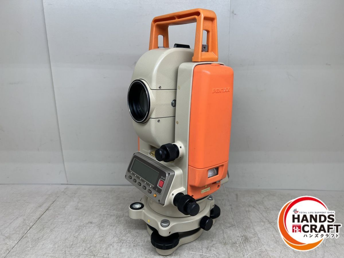 ジャンク品 PENTAX RS-201B トータルステーション バ2 ACアダプタ さげふり 工具付 ペンタックス 現状品