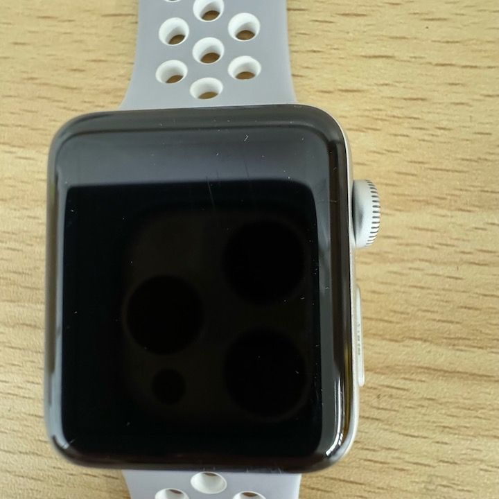 Apple - 美品 Apple Watch Nike+ Series2 38mm Apple Watch S2 NIKE 38mm Silver Aluminum with Platinum White