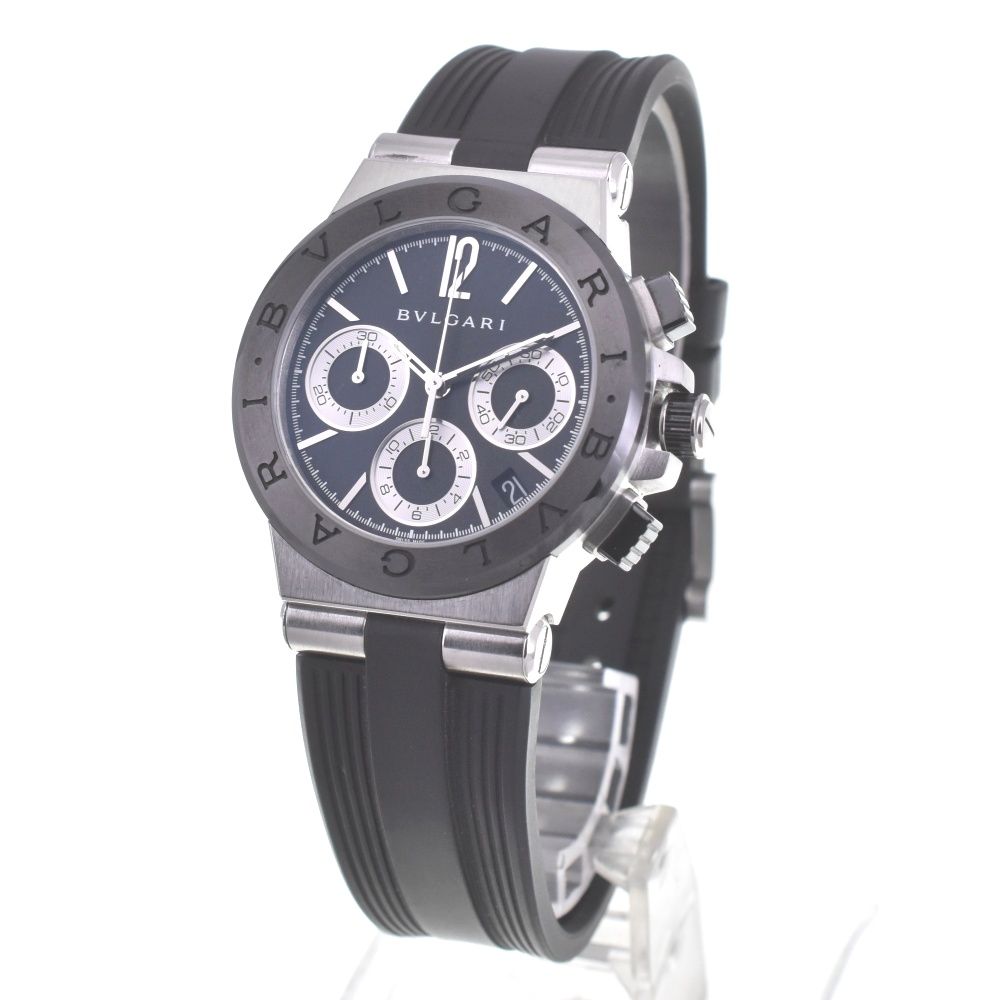 ブルガリ BVLGARI DG37SCCH ディアゴノ クロノグラフ デイト