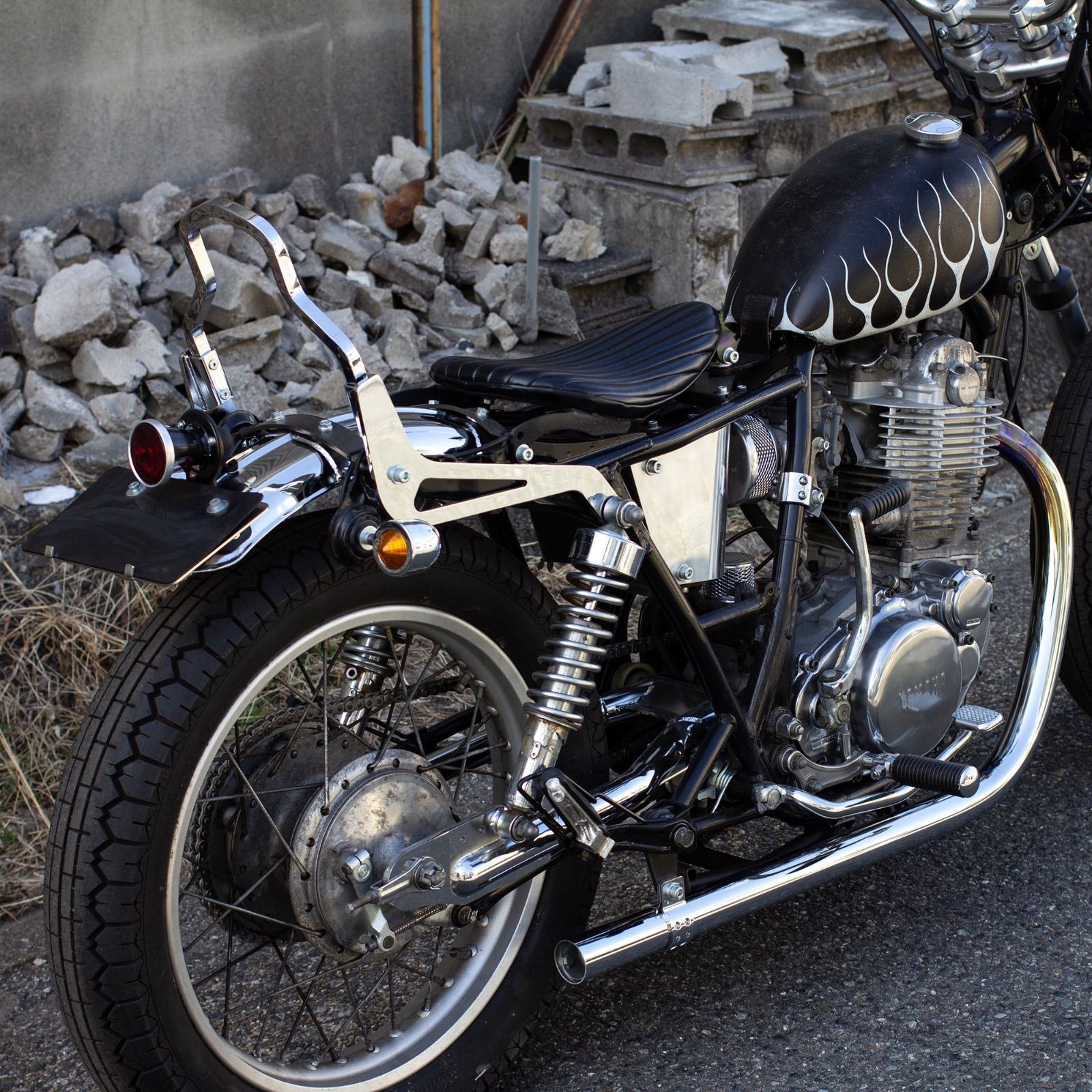 SR400 500用 シーシーバー スーパーショート MOTOR ROCK MR-SM096SS BRIGHTFACE_UK