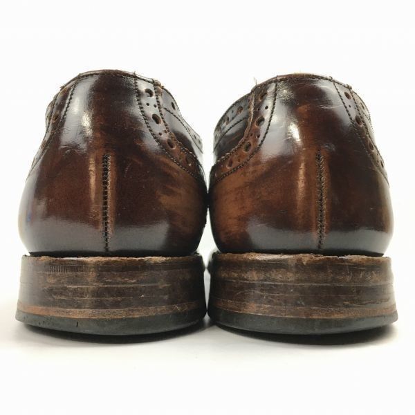 試着交換OK！Loake/ローク イングランド製/Vintage 品 セミブローグ キャップトゥ〈ブラウン/茶/BROWN〉size8 26.5程度 /メンズ/菅NO.WZH-92 #BUZZBERG - メルカリ