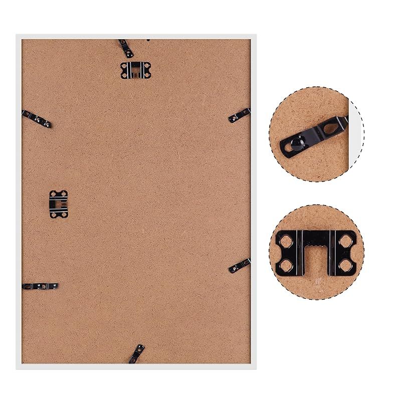  Serwrsw 額縁 軽量 A 3 写真 ポスター アート フォトフレーム 壁掛け 29 7 x 42 cm ホワイト セット キッチン 住宅設備