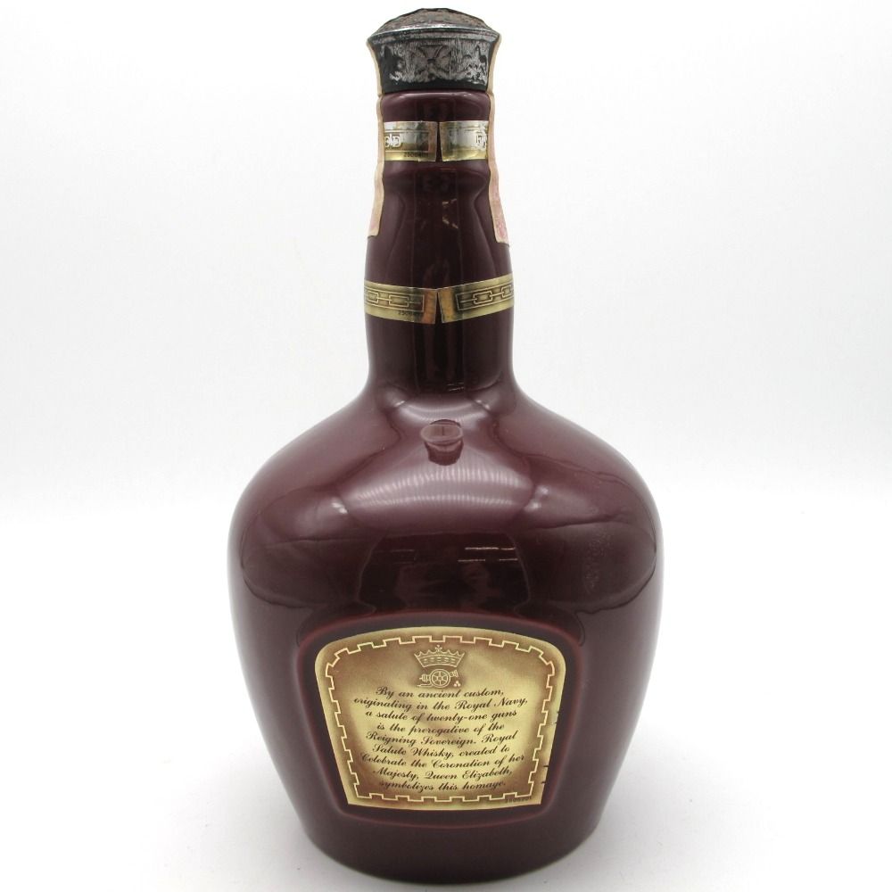 ROYAL SALUTE ロイヤルサルート 21年 推定80年代 レッドボトル 赤 陶器 700ml 40% 重量約1245g 袋付き シーバスリーガル  洋酒 古酒 未開栓 - メルカリ