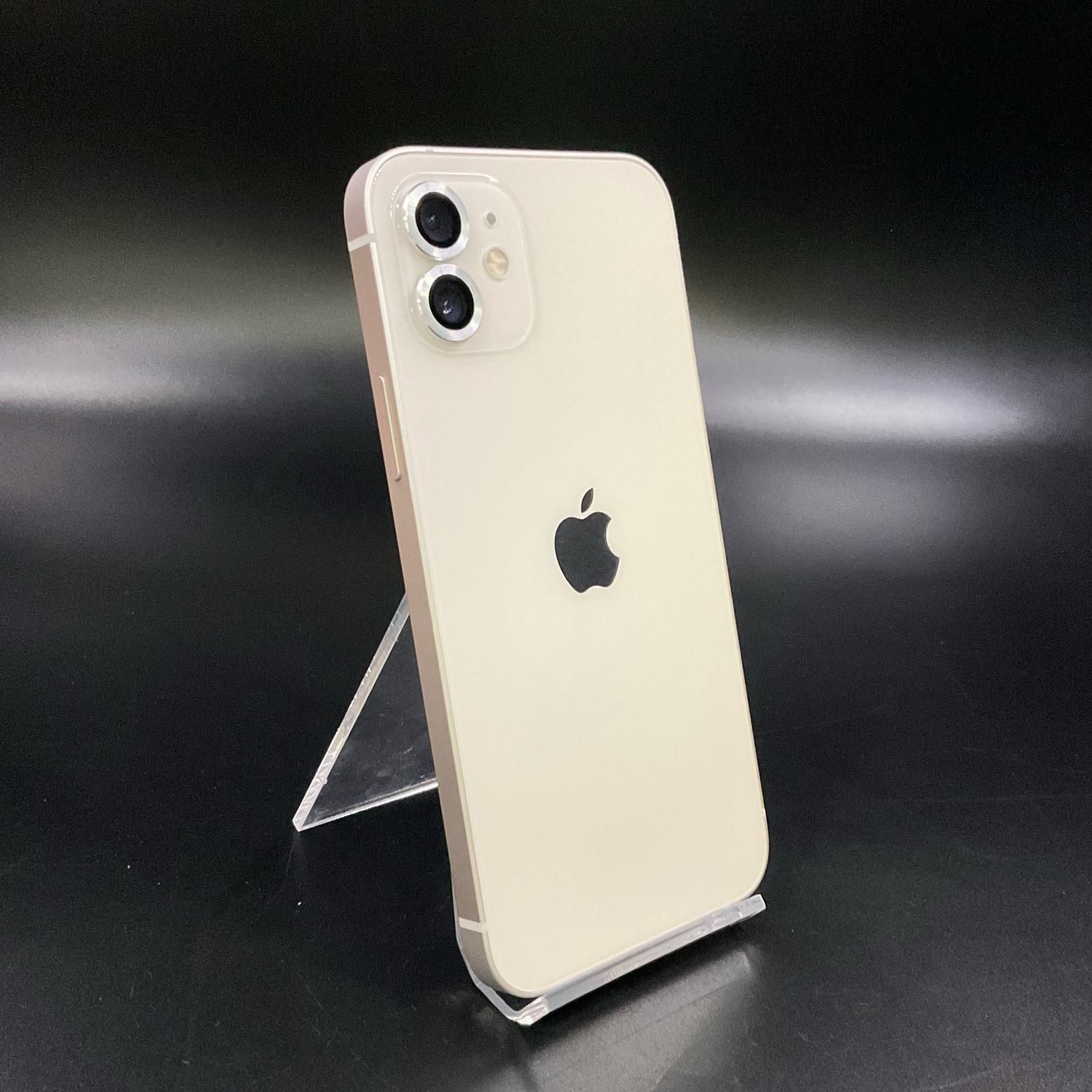 全額返金保証 最速発送 Apple iPhone 12 64GB ホワイト docomo 白ロム 動作 済 86%