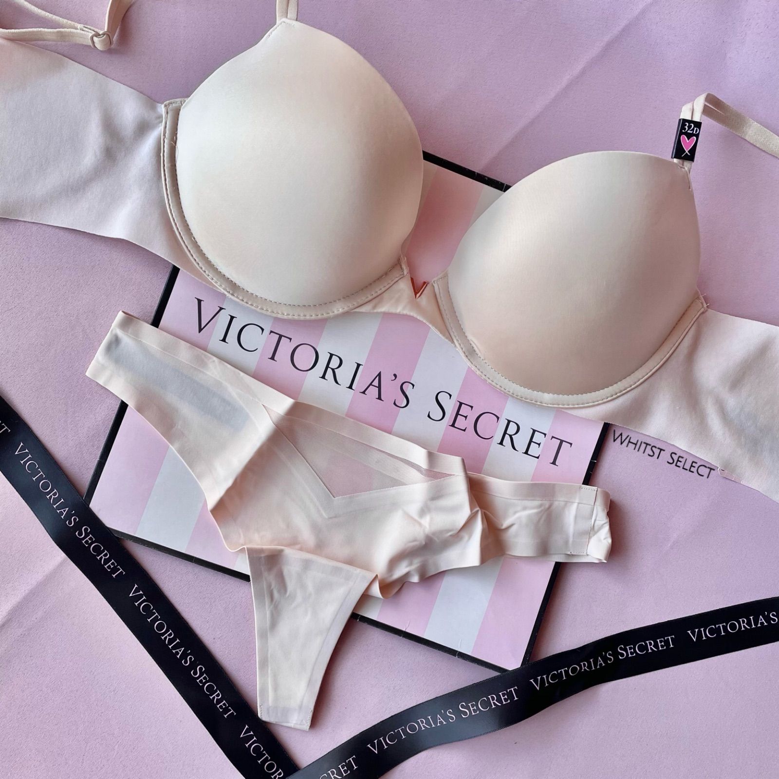 【32D/XS】プッシュアップブラ＆ソングVictoria's Secret