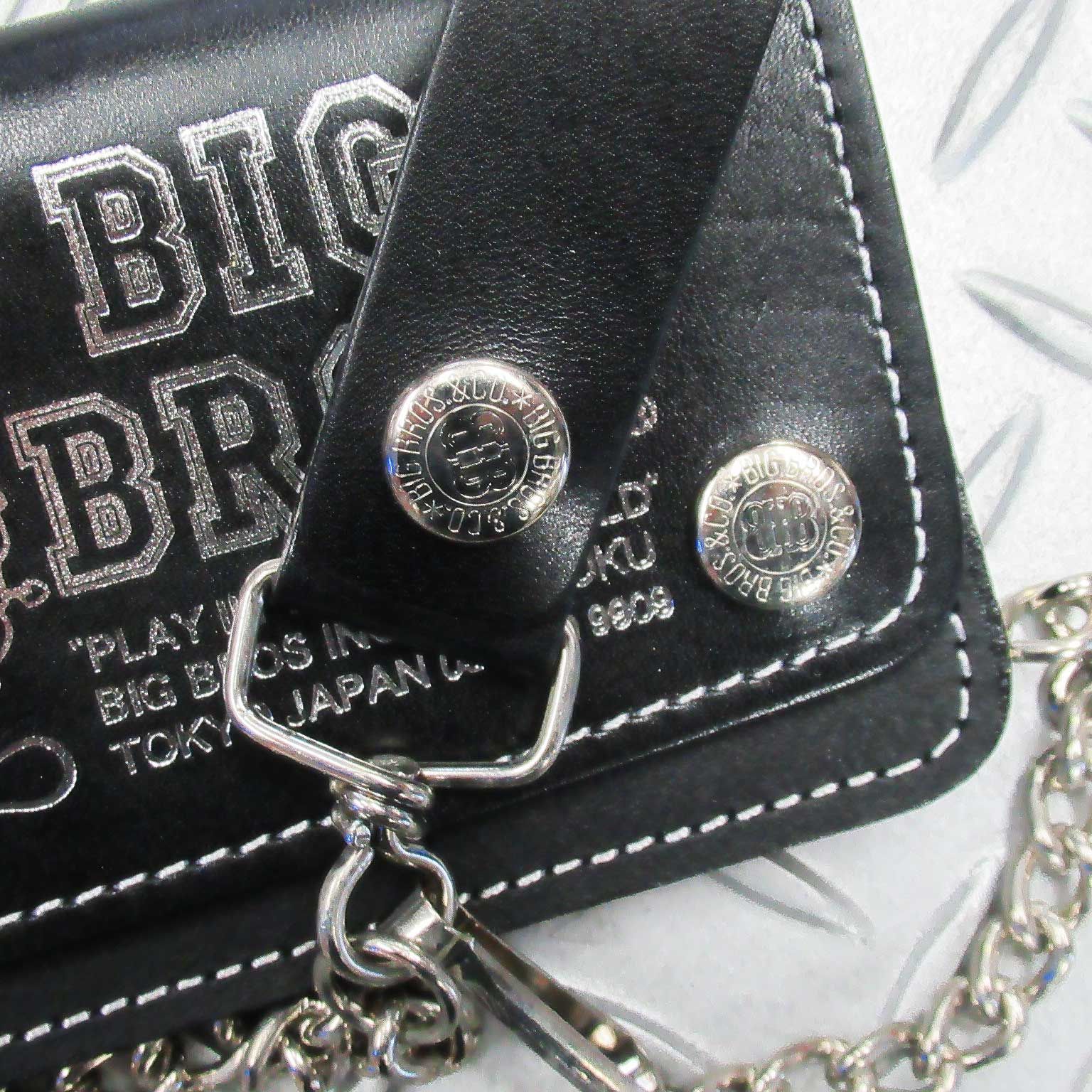 原宿 BIG BROS ビッグブロス 本革 レザー トラッカーウォレット