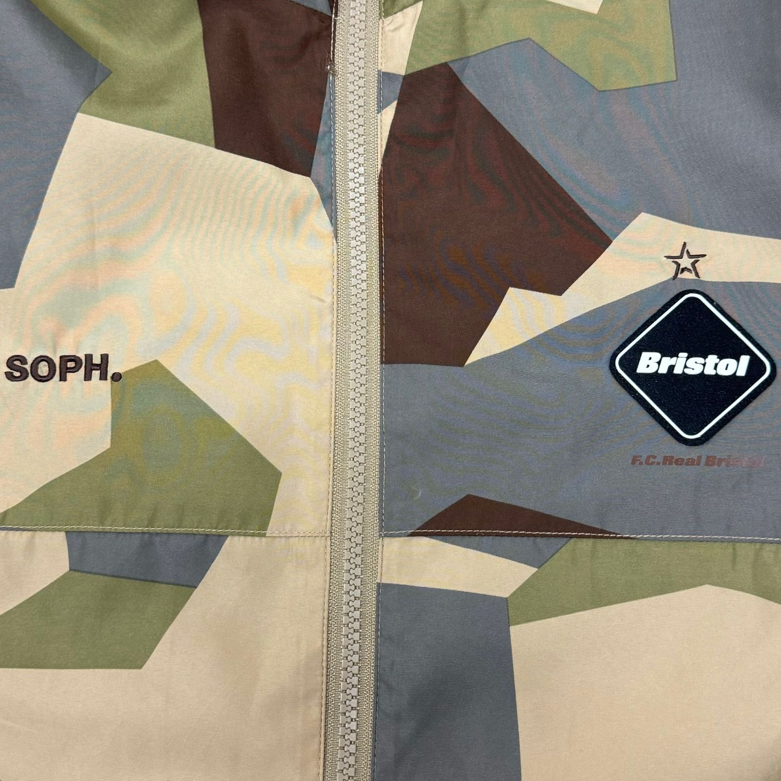 定価37400円 F.C.Real Bristol 20AW CAMOUFLAGE PRACTICE JACKET 