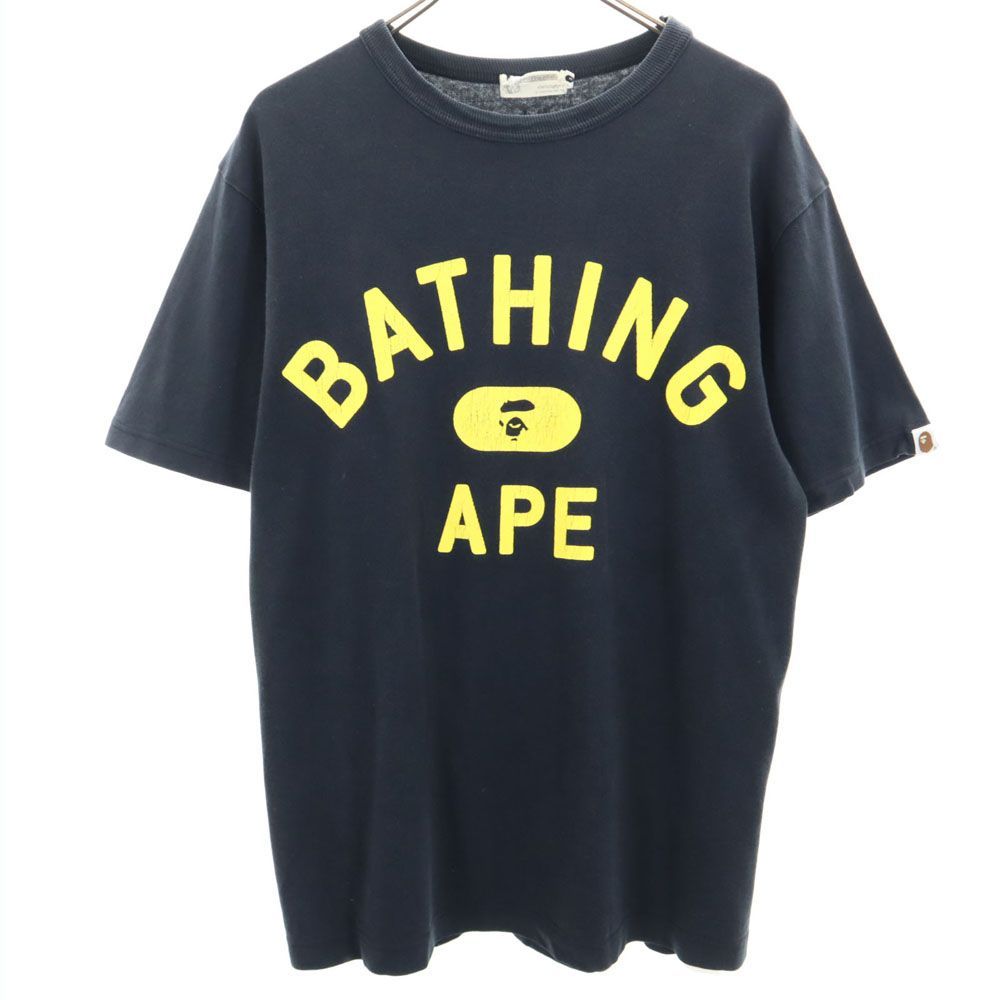 アベイシングエイプ MADE WITH GENERAL 半袖 Tシャツ M ブラック A BATHING APE メンズ 古着 【240328】 メール便可
