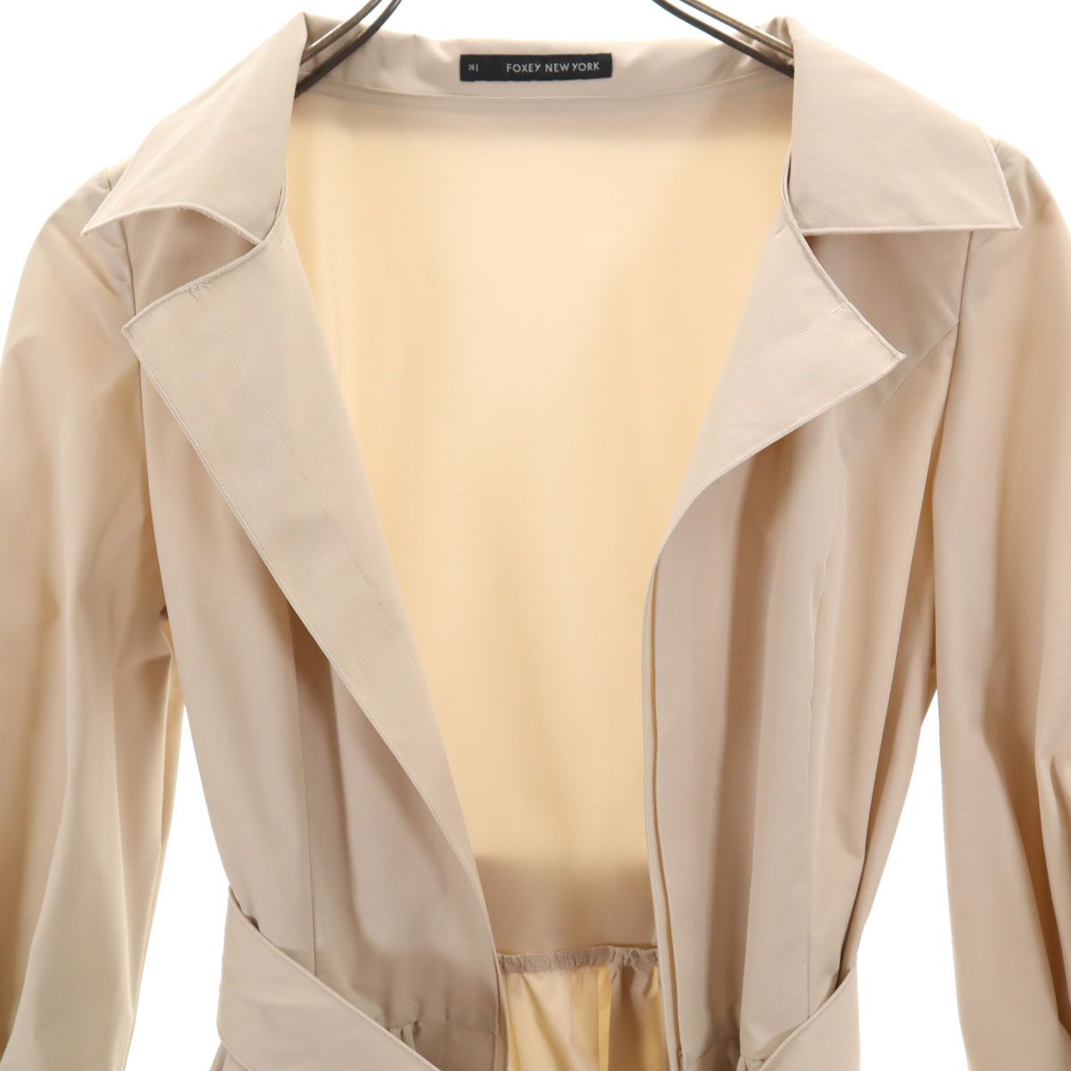 フォクシー　ニューヨーク　FOXEY NEW YORK セットアップ　ベージュ FOXEY NEW YORK フォクシーニューヨーク 日本製 コート 38