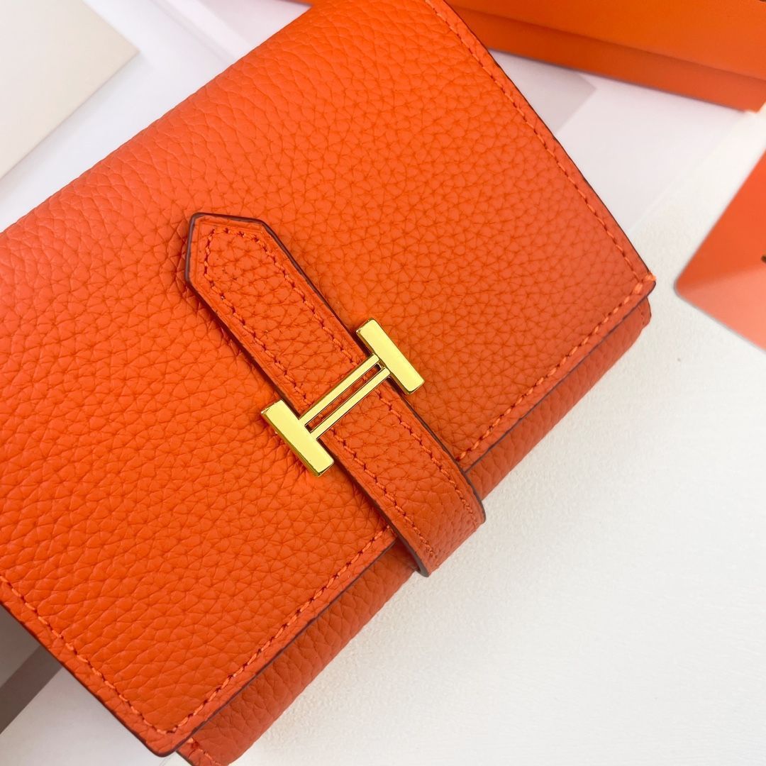 今日特価】Hermes Bearn ウォレット, Epsomレザー ミニ財布