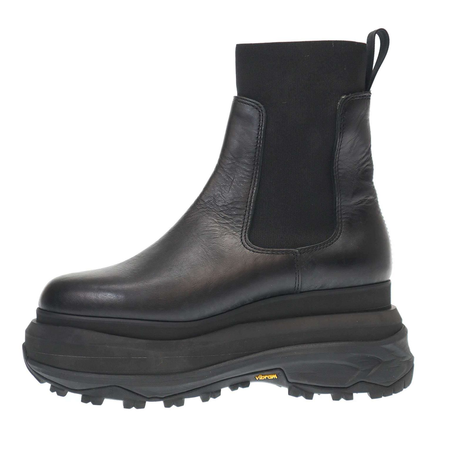 sacai◆プラットフォーム チェルシーブーツ【送料関税込】 ◇関税込◇*sacai*プラットフォーム レザー チェルシー ブーツ