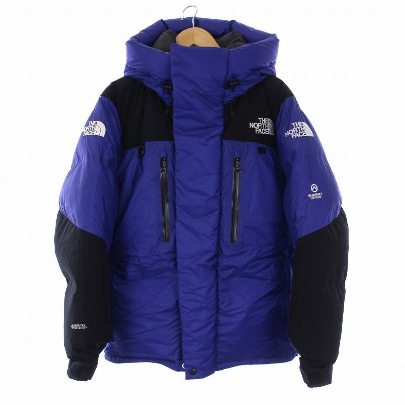 ザノースフェイス THE NORTH FACE HIMALAYAN PARKA ヒマラヤンパーカ ダウンジャケット アウター フード バカラー  サミットシリーズ S 青 黒 ブルー ブラック ND91921 /KH - メルカリ