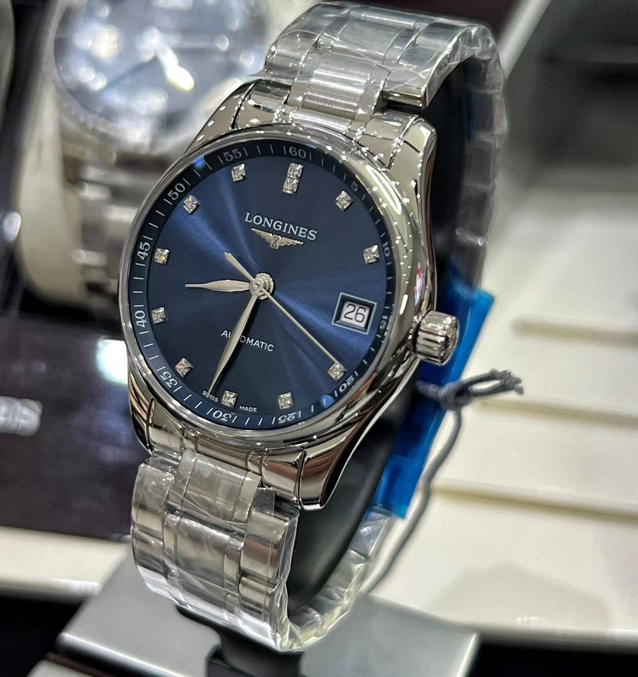 出品は8/2にまで！最終値下げ！ロンジン ジャンボリー 手巻き メンズ腕時計 ロンジン LONGINES レクタンギュラー お洒落な角型ケース 2針