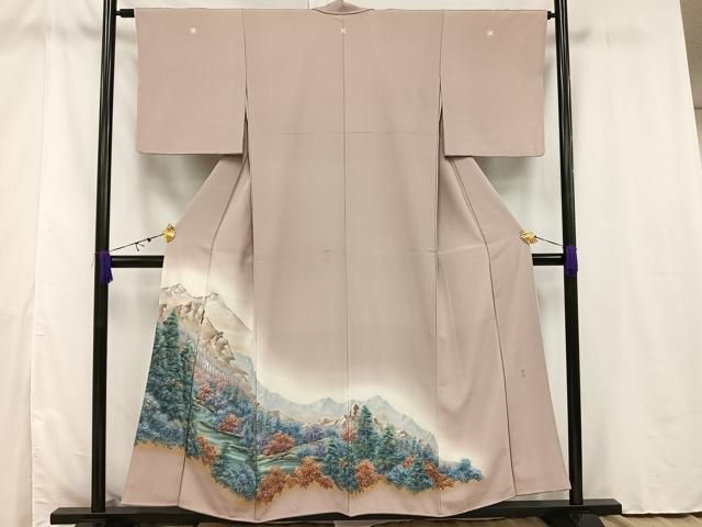 平和屋着物□豪華色留袖 作家物 風景文 暈し染め 正絹 逸品