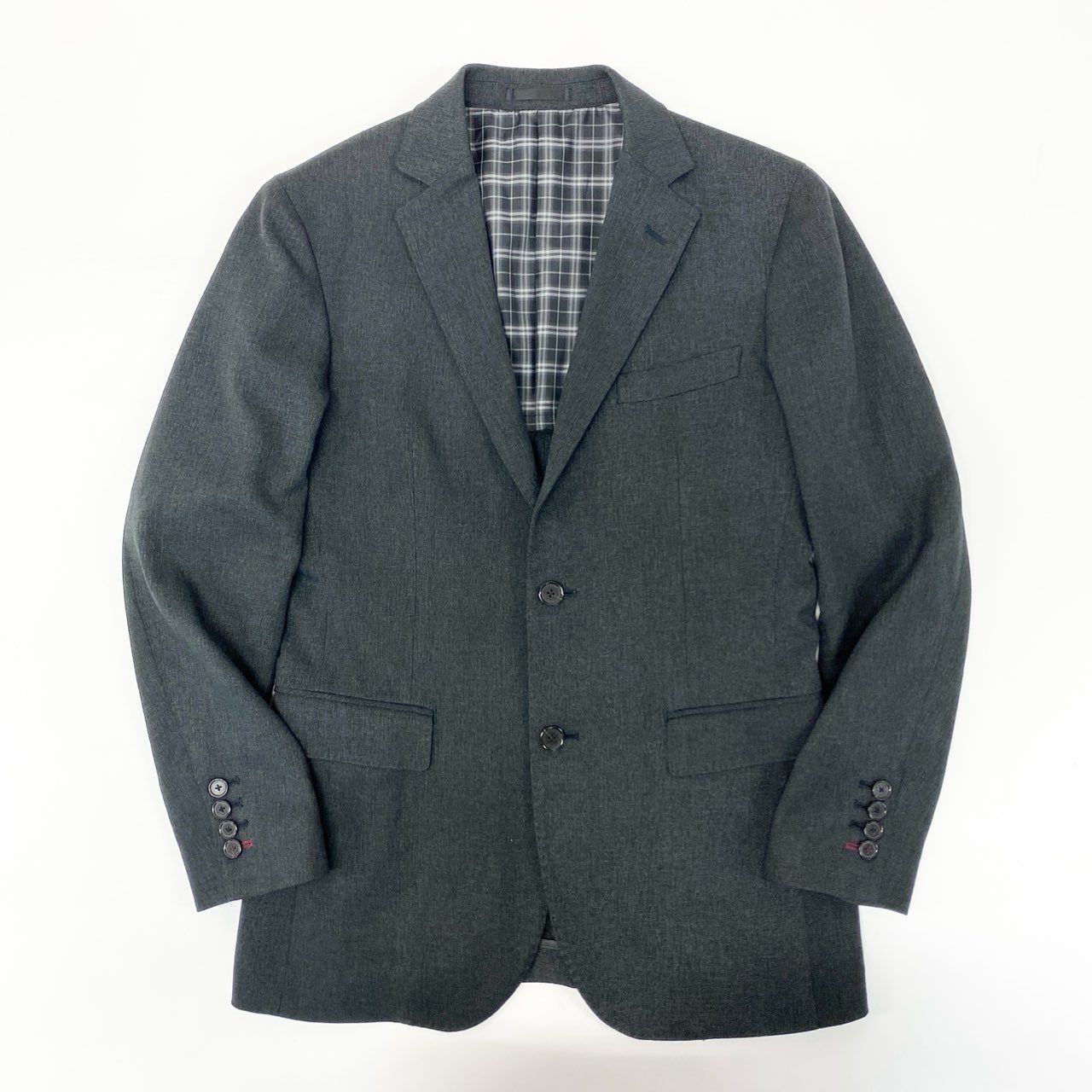 70j15 BLACK LABEL CRESTBRIDGE ブラックレーベル クレストブリッジ テーラードジャケット ジャケット 51D32-403-08 Mサイズ グレー メンズu02t