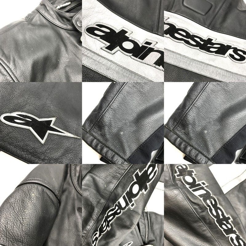 alpinestars アルパインスターズ レザーライダースジャケット ブラック