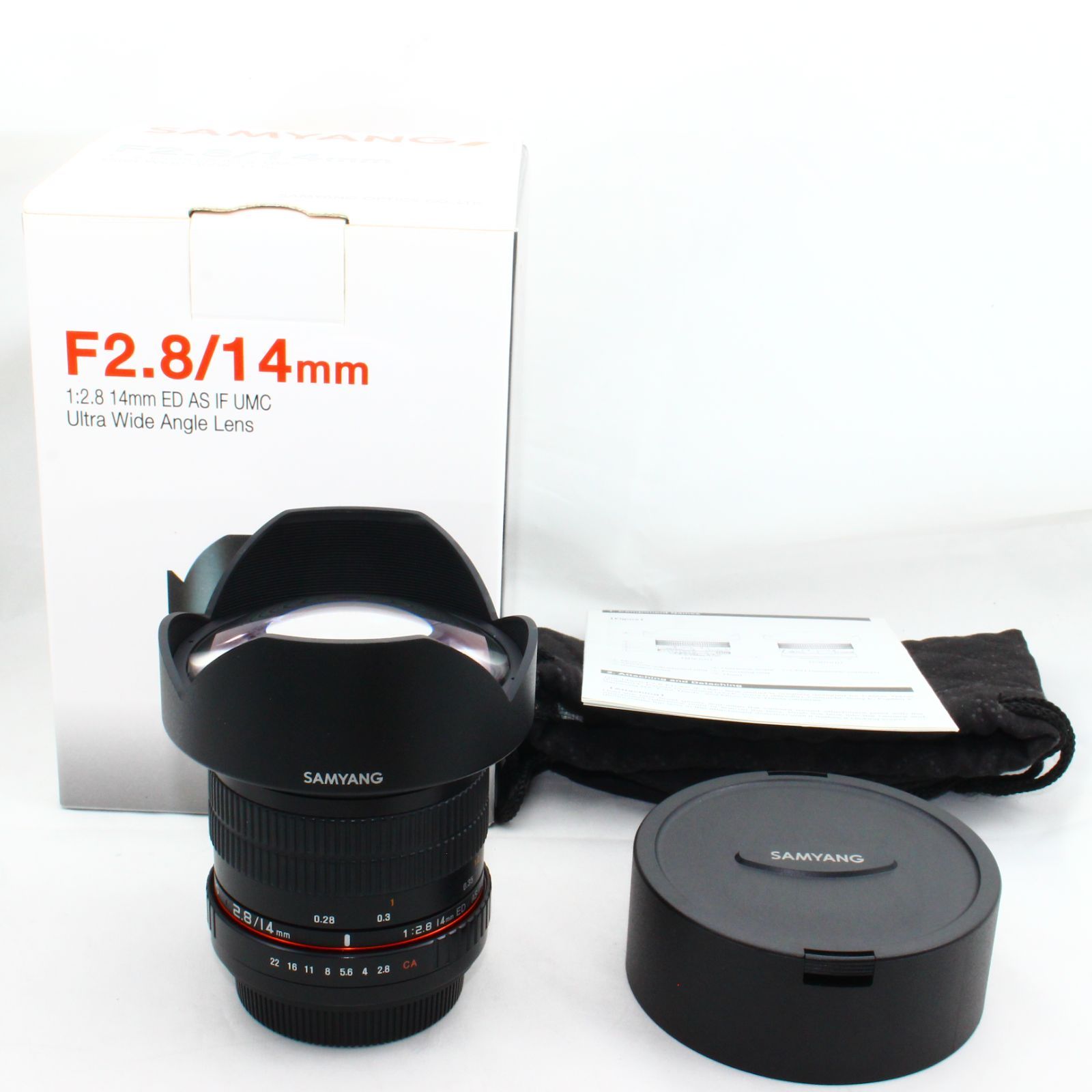 サムヤン 単焦点広角レンズ 14mm F2.8 キャノン EF用 フルサイズ対応