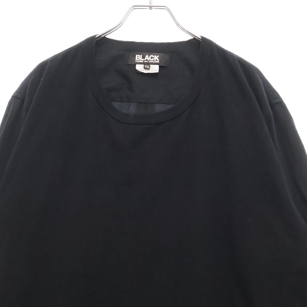 COMME des GARÇONS ブラック 長袖カットソー ブラックコムデギャルソン 長袖カットソー