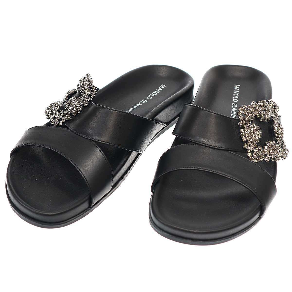 MANOLO BLAHNIK マノロブラニク CHILANGHI ジュエルバックル