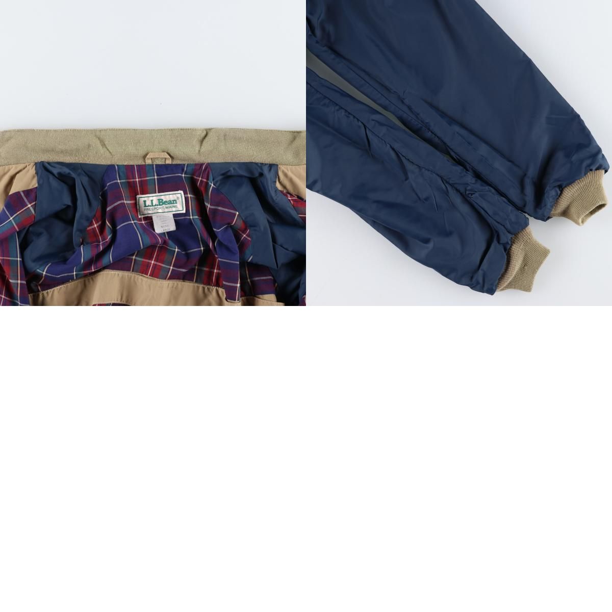 古着 80年代 エルエルビーン L.L.Bean ハリントンジャケット スイング 