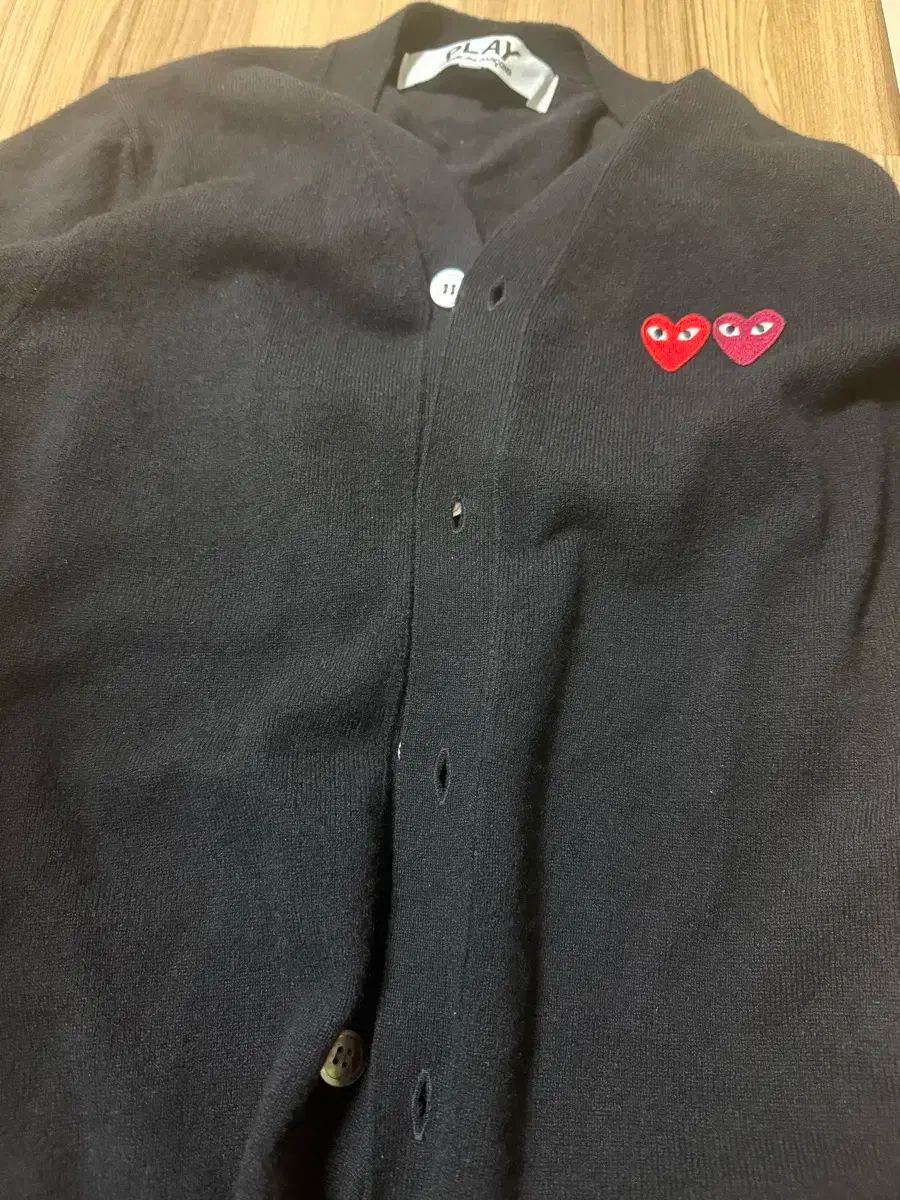 COMME des GARCONS コム デ ギャルソン ダブルワッペン カーディガン