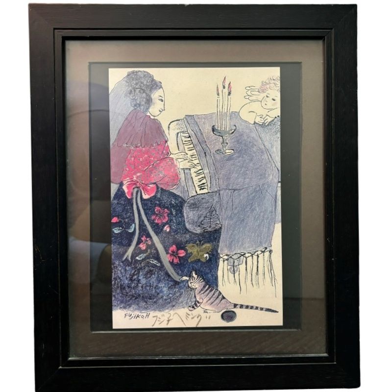 Fujiko フジ子 ヘミング ノクターン 美術品 絵画 版画 インテリア アート 額縁付 【中古】 32409R31 - メルカリ