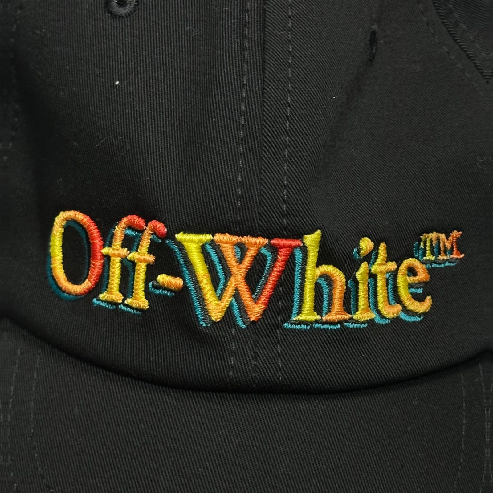 人気♦Off-White♦Bookish Dril ロゴキャップ Off-White Bookish Baseball Cap