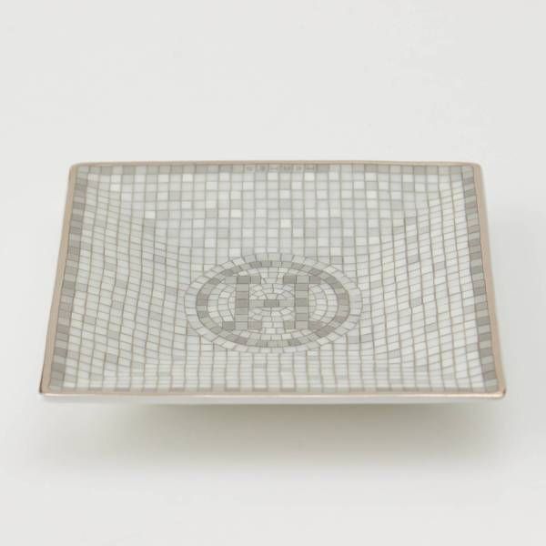 エルメス モザイク スクエア ミニプレート シルバー - メルカリ