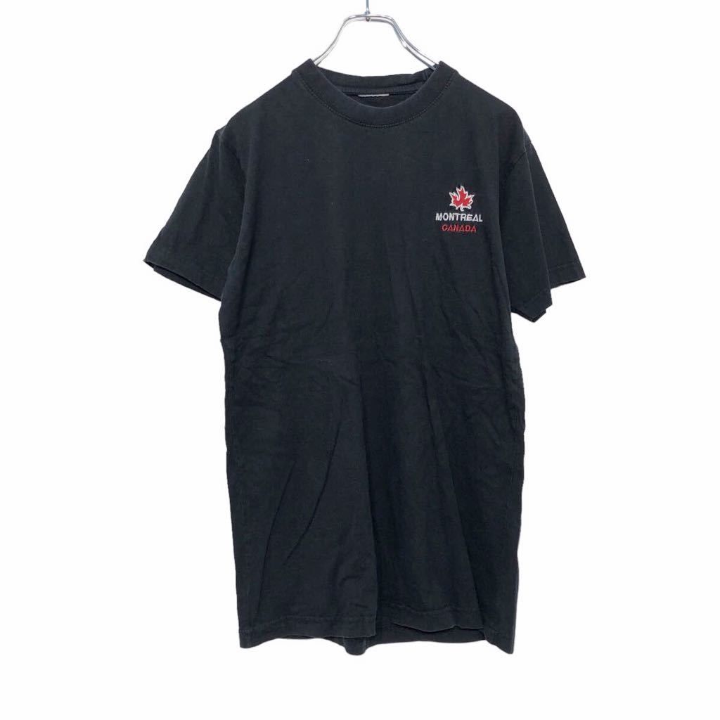 半袖 ロゴ Tシャツ L～ ブラック ホワイト レッド メープル MONTREAL