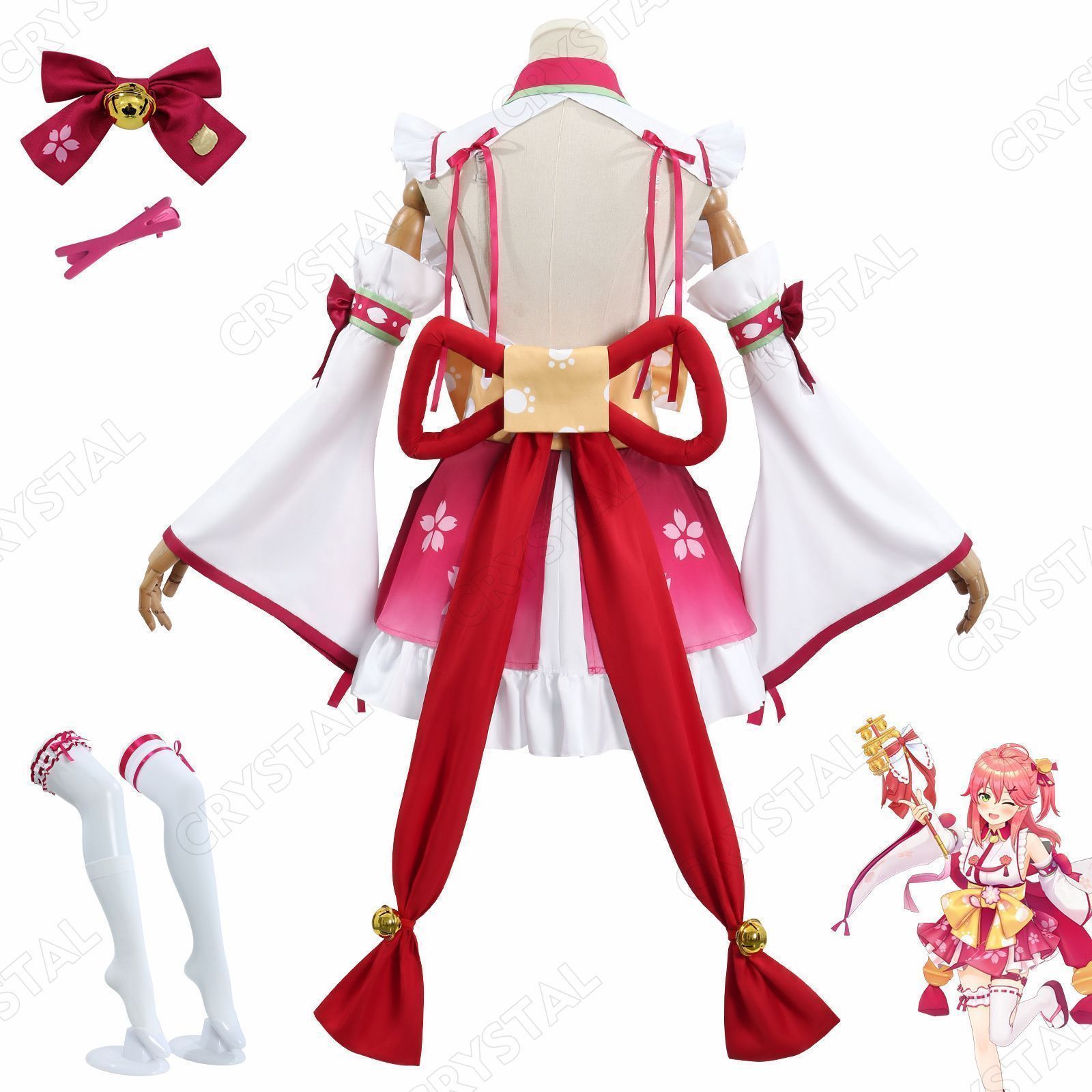 Amazon.co.jp: [milky time] ホロライブ さくらみこ コスプレ